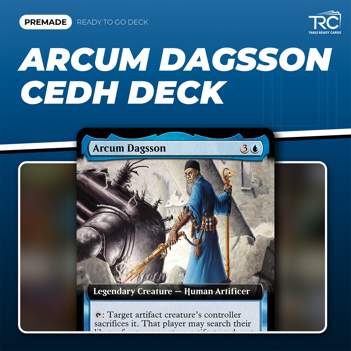 Arcum Dagsson cEDH Deck