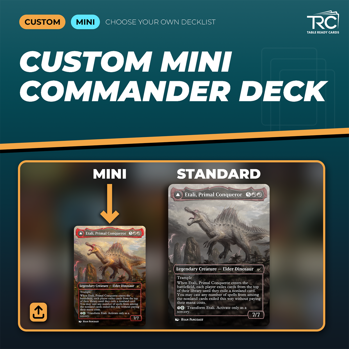 Custom Mini Commander Deck