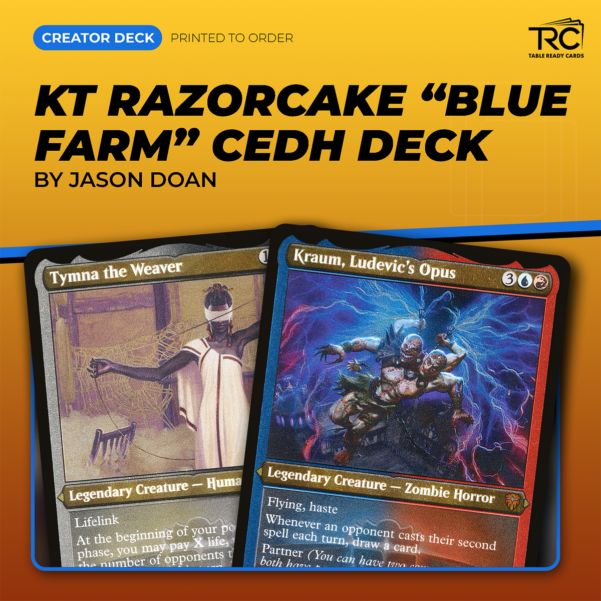 KT Razorcake “Blue Farm” cEDH Deck by Jason Doan