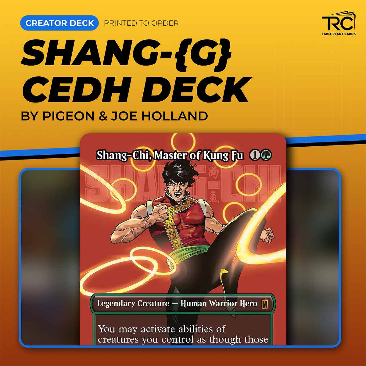 Shang-{G} cEDH Deck by Pigeon & Joe Holland