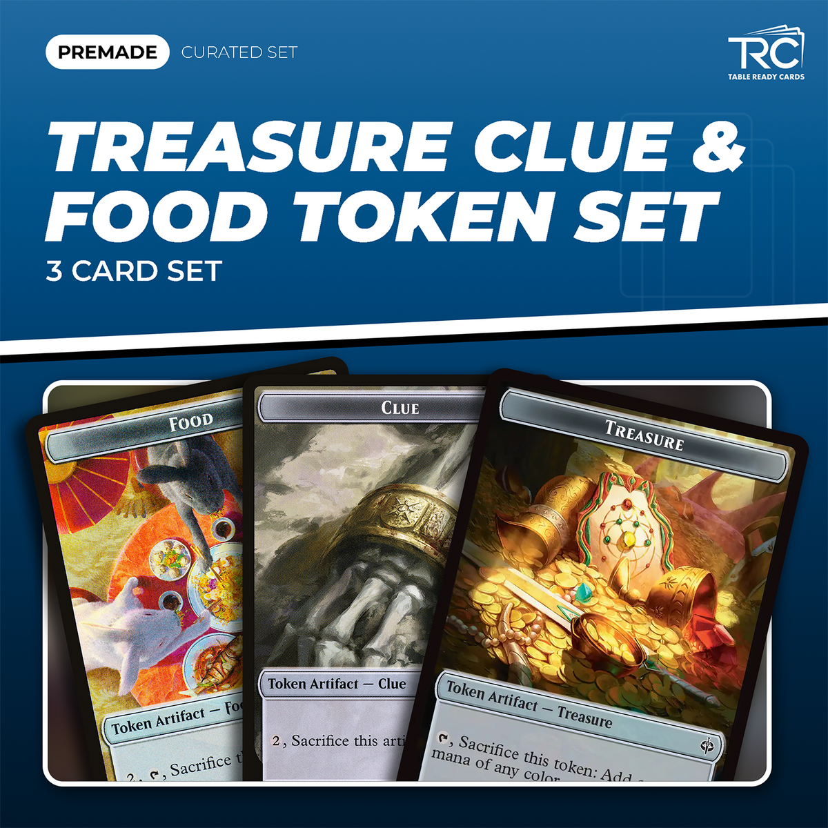 Treasure Clue and Food Token Set